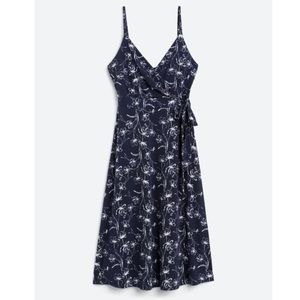 KAILEIGH Ella Knit Faux Wrap Midi Dress